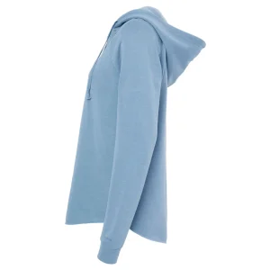 Outerwear|UNTUCKit Coastal Fade Hooded Pullover (Women’s) Soft Blue