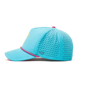 Coaster FitModern Look, Classic Vibe|UNTUCKit Coaster Splash Aqua Summer Running Skull