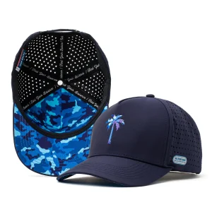 Coaster FitModern Look, Classic Vibe|UNTUCKit Coaster Splash Navy Camo Palm