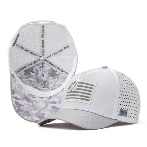 Coaster FitModern Look, Classic Vibe|Usa Collection|UNTUCKit Coaster Splash White Silver Flag Snow Camo