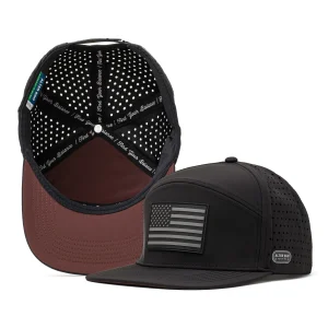 Drifter FitClean Lines, Confident Look|Usa Collection|UNTUCKit Drifter Splash Black Silver Flag