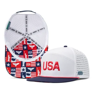 Drifter FitClean Lines, Confident Look|Usa Collection|UNTUCKit Drifter Splash USA White Navy