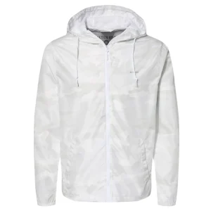 Outerwear|UNTUCKit Lightweight Packable Windbreaker White Camo