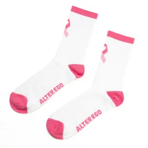 Socks|UNTUCKit Premium Running Socks Pink Ribbon