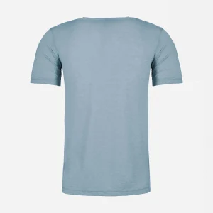 T-shirts|UNTUCKit Shirt Shade Palm Logo Stonewash Denim (Unisex)