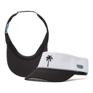 Visor FitReliable Style, Everyday Ease|UNTUCKit Visor Splash White Black Palm